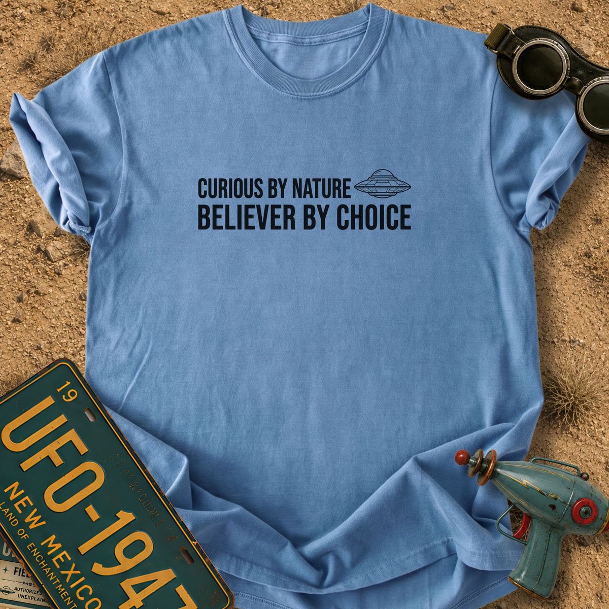 Curious By T-shirt