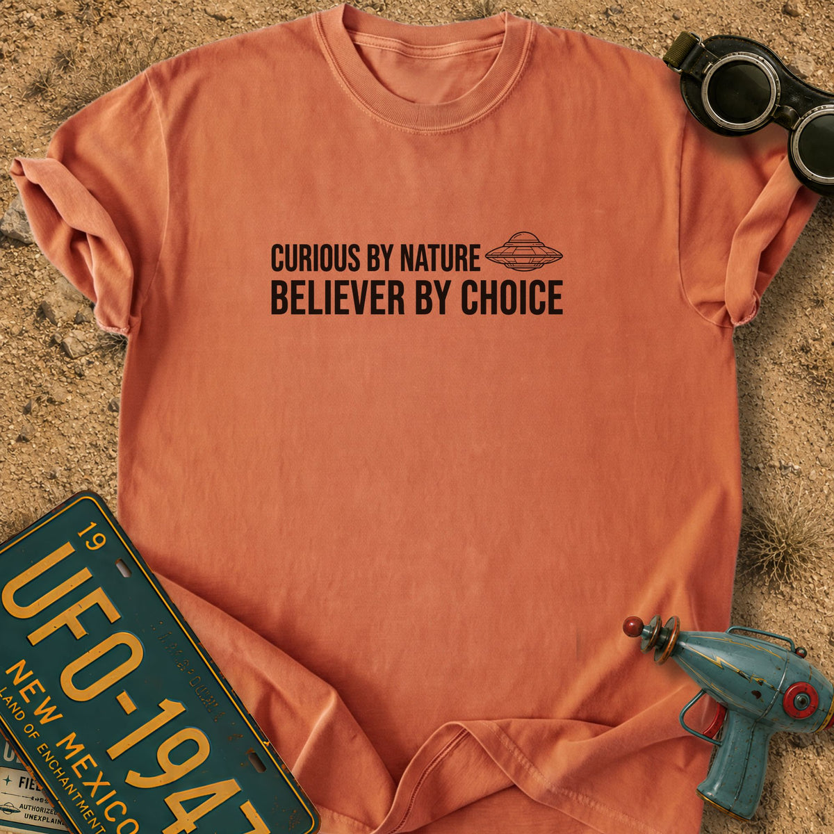 Curious By T-shirt